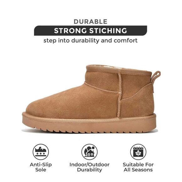 Project Cloud ankle faux fur lining boots size 7 - Picture 5 of 5